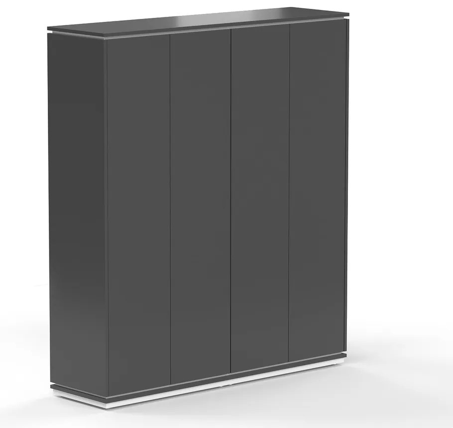 Creator magas szekrény 162,8 x 44,5 x 185,9 cm, fehér / antracit