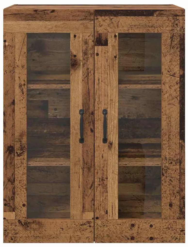 Fali Lógós Szekrény Barna 69.5 x 34 x 90 cm Faanyag