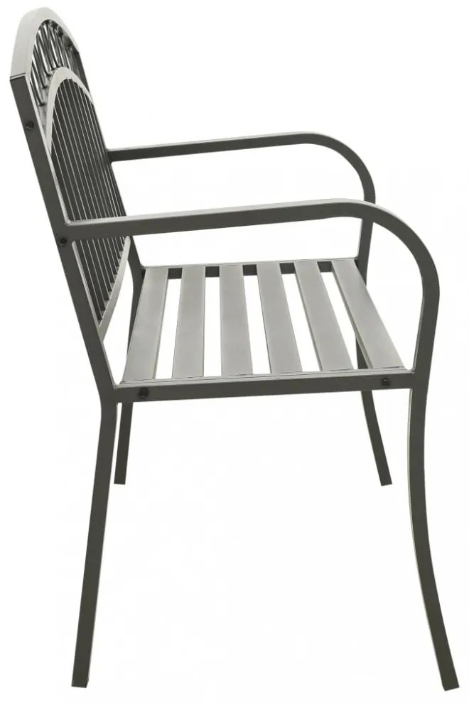 szürke kerti pad 120 cm