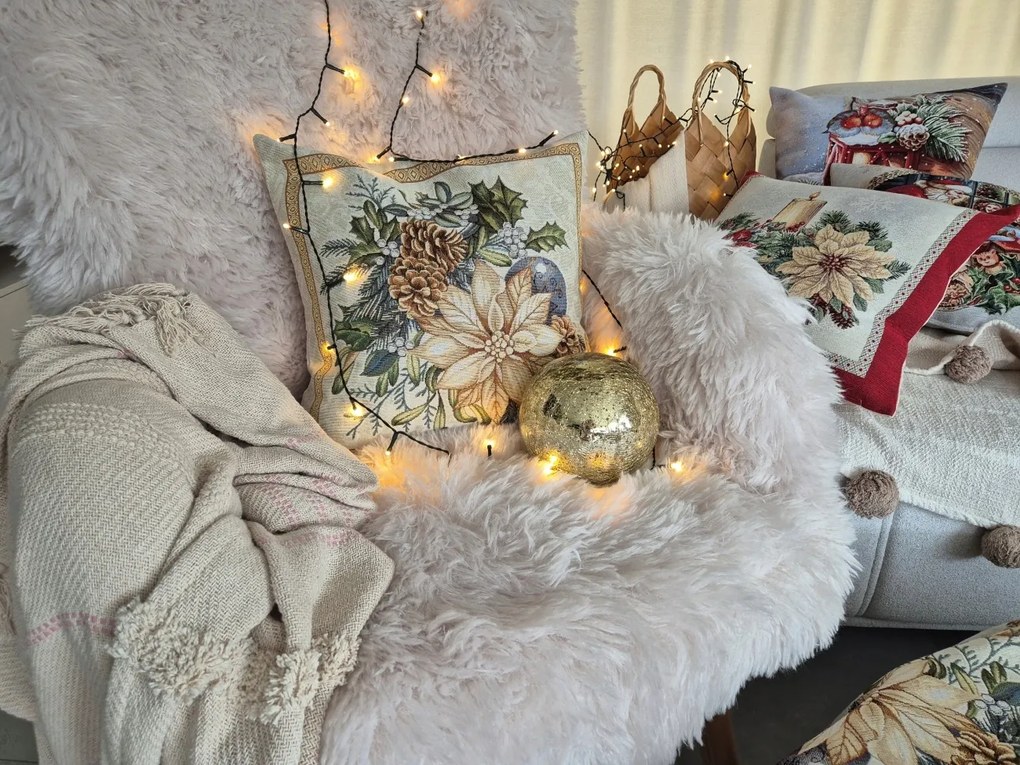 Párnahuzat karácsonyi motívummal V18