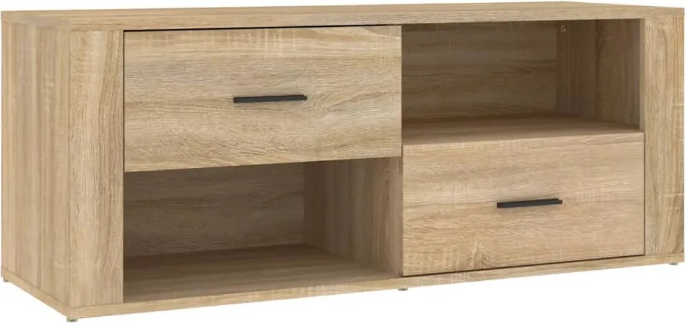 vidaXL sonoma tölgyszínű szerelt fa TV-szekrény 100 x 35 x 40 cm