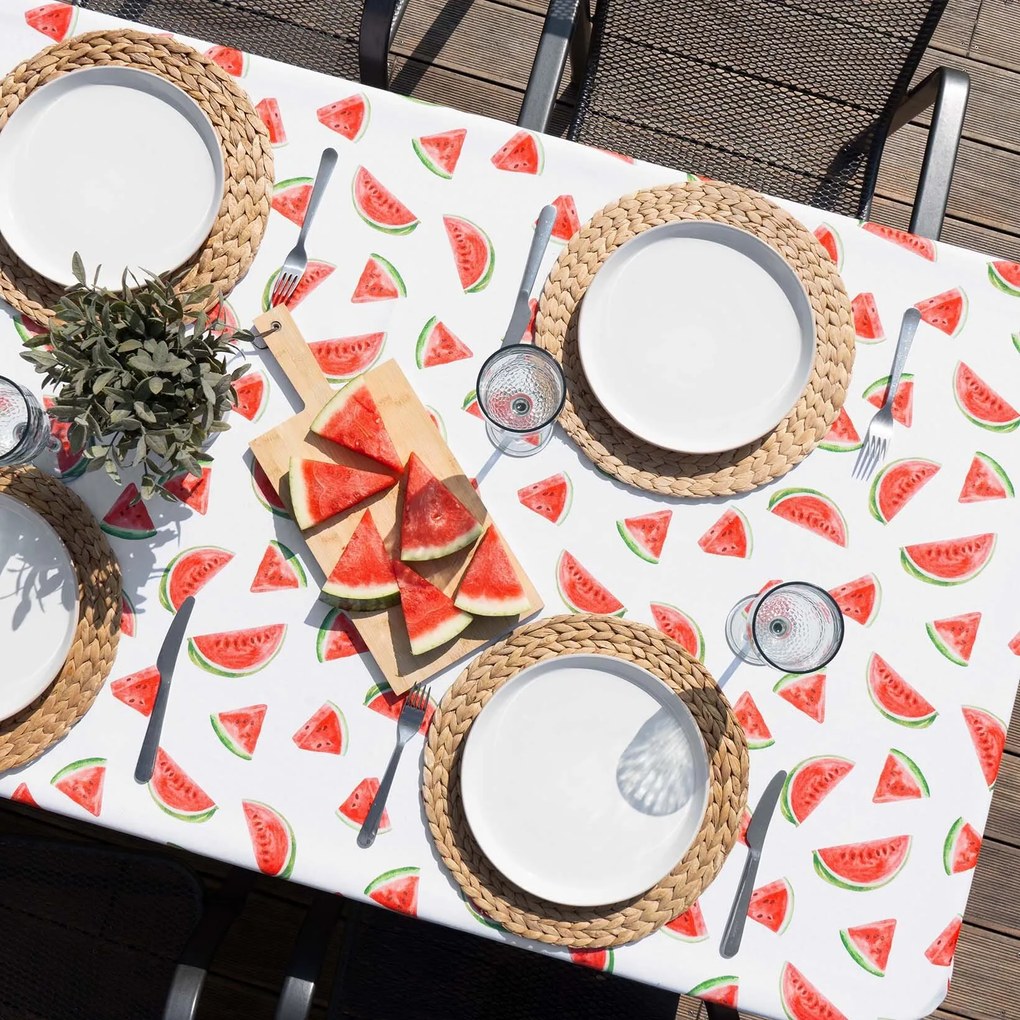 Goldea teflonos asztalterítő - friss görögdinnyék 120 x 160 cm