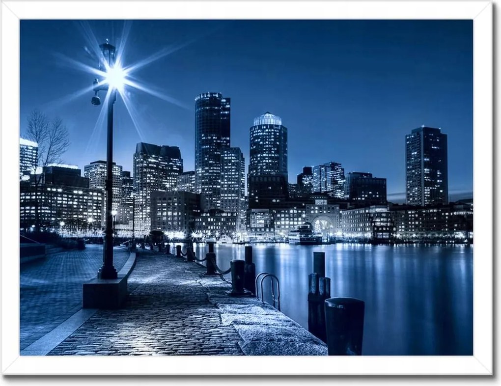 Poszterek keretben 40x30 Éjszakai városkép