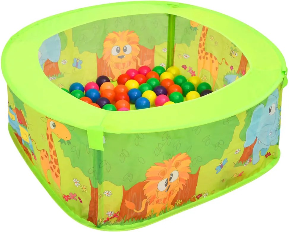 vidaXL gyerekmedence 50 labdával 75 x 75 x 32 cm