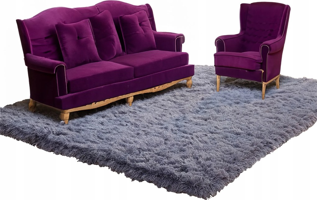 Shaggy Szőnyeg Bolyhos 120X170 Hálószoba Nappali Szőrme Téglalap