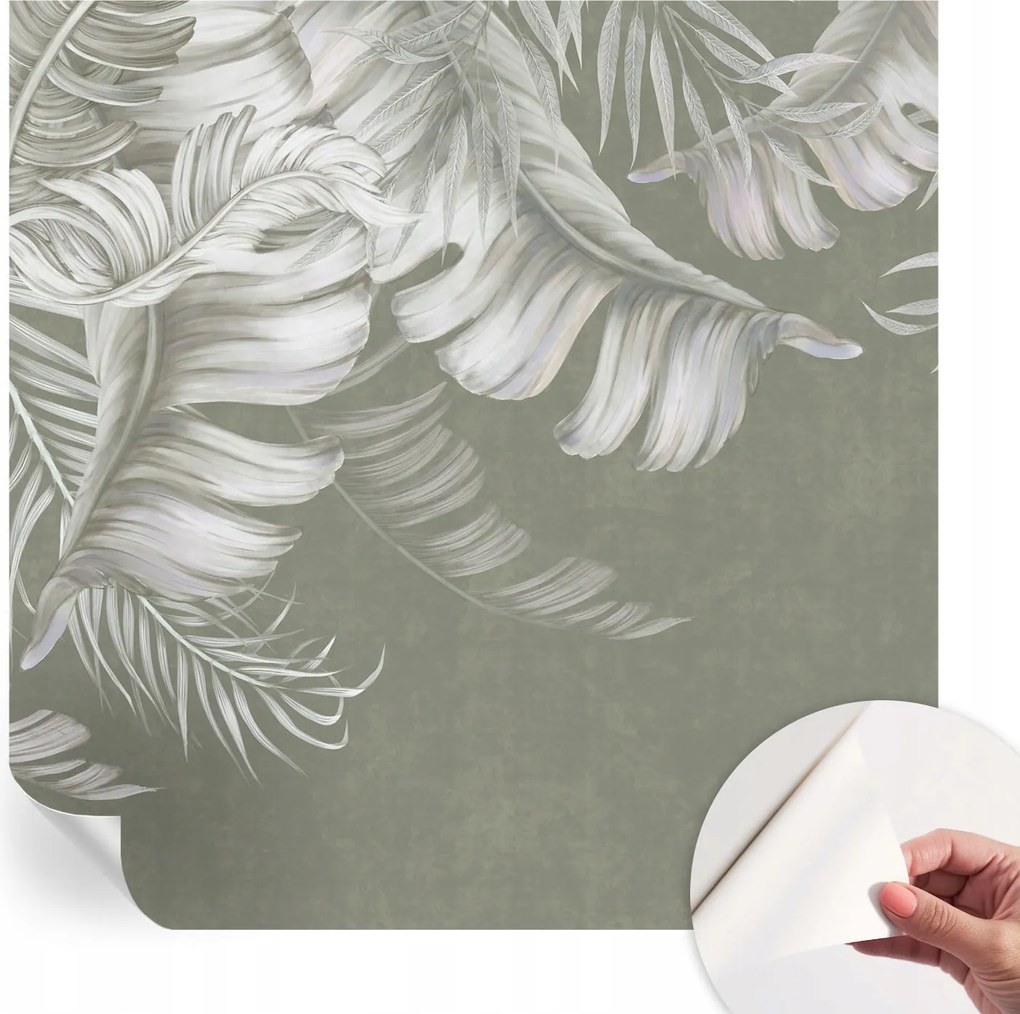 Öntapadós Dekoratív Fotótapéta Hálószobába Finom levelek 250x250