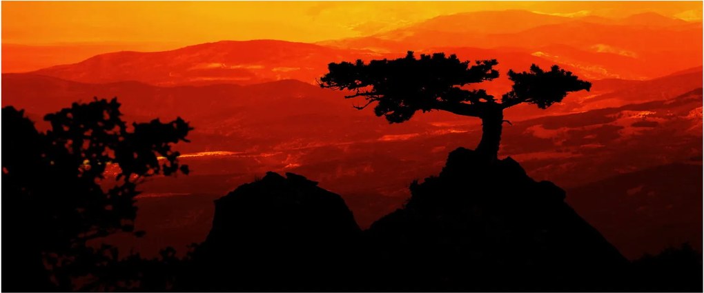 Kép - naplemente (120x50 cm)