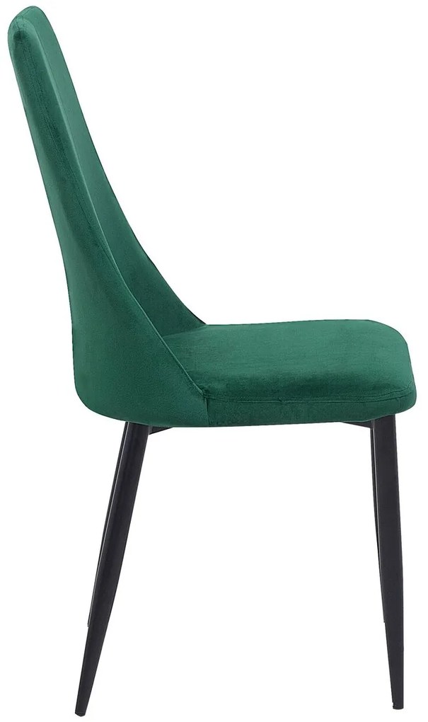 Étkezőszék szett 2 db Clenot (smaragdzöld). 1009930
