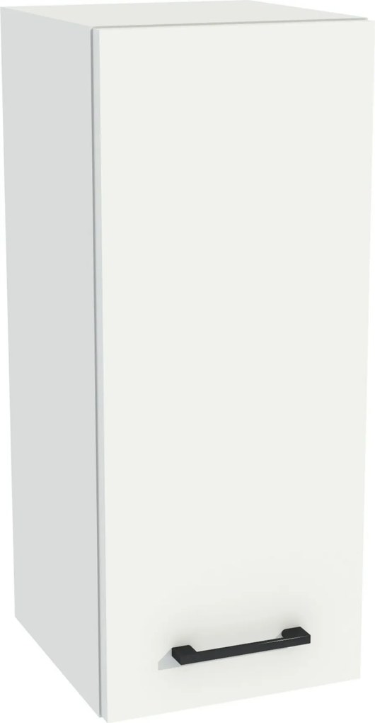 Konyhaszekrény felső 30/72 Capri korpusz fehér front fehér matt