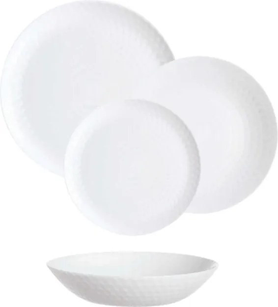 Étkészlet 18 db-os Fehér Pampille Luminarc