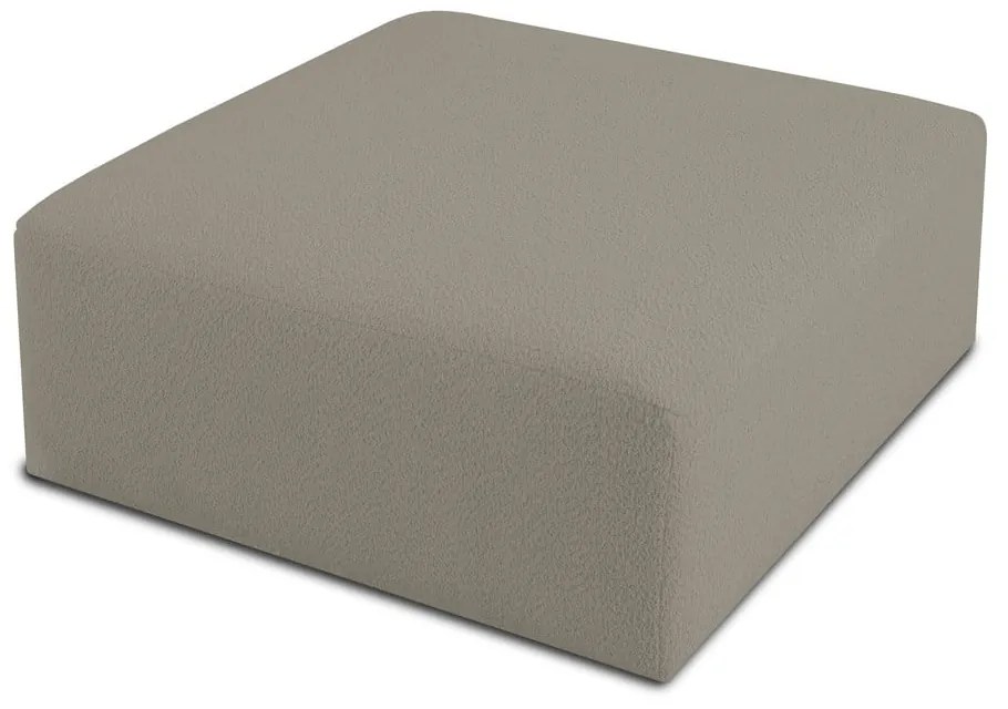 Világosbarna buklé kanapé modul Roxy – Scandic