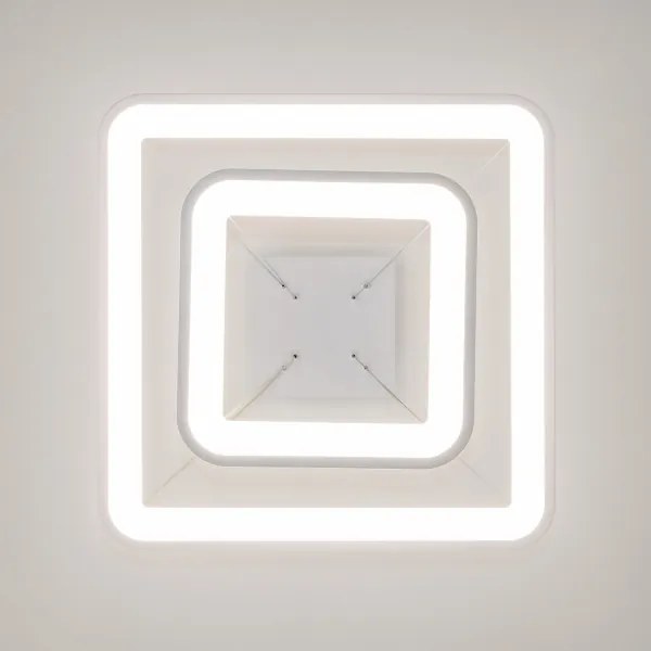 Brilagi - dimmelhető LED kábellel függesztett csillár FALCON SLIM LED/78W/230V 50x50 cm fehér + távirányító