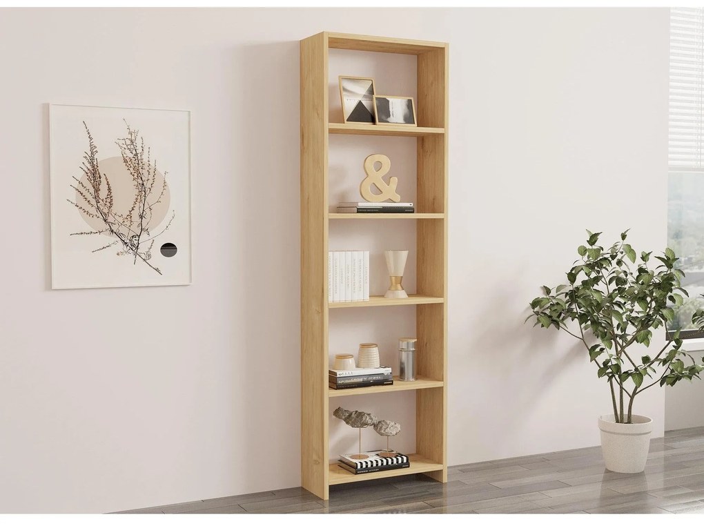 könyvespolc New - Oak