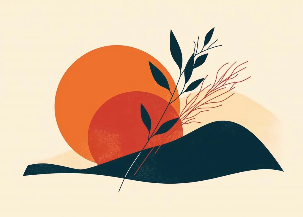 Poszter 70x50cm Alkonyat a csendben