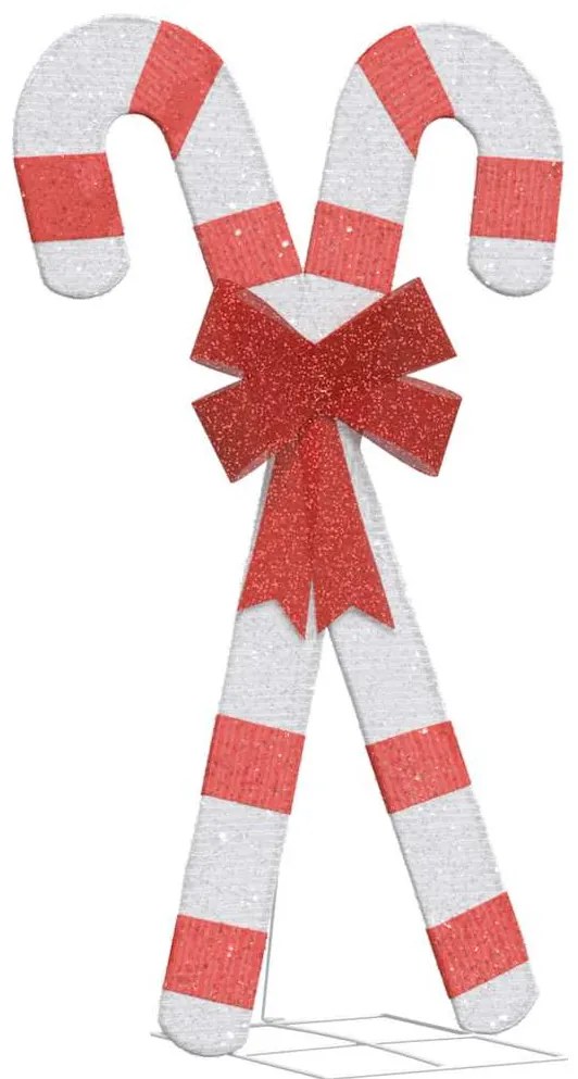 meleg fehér karácsonyi dekoráció Candy Cane 50 LED