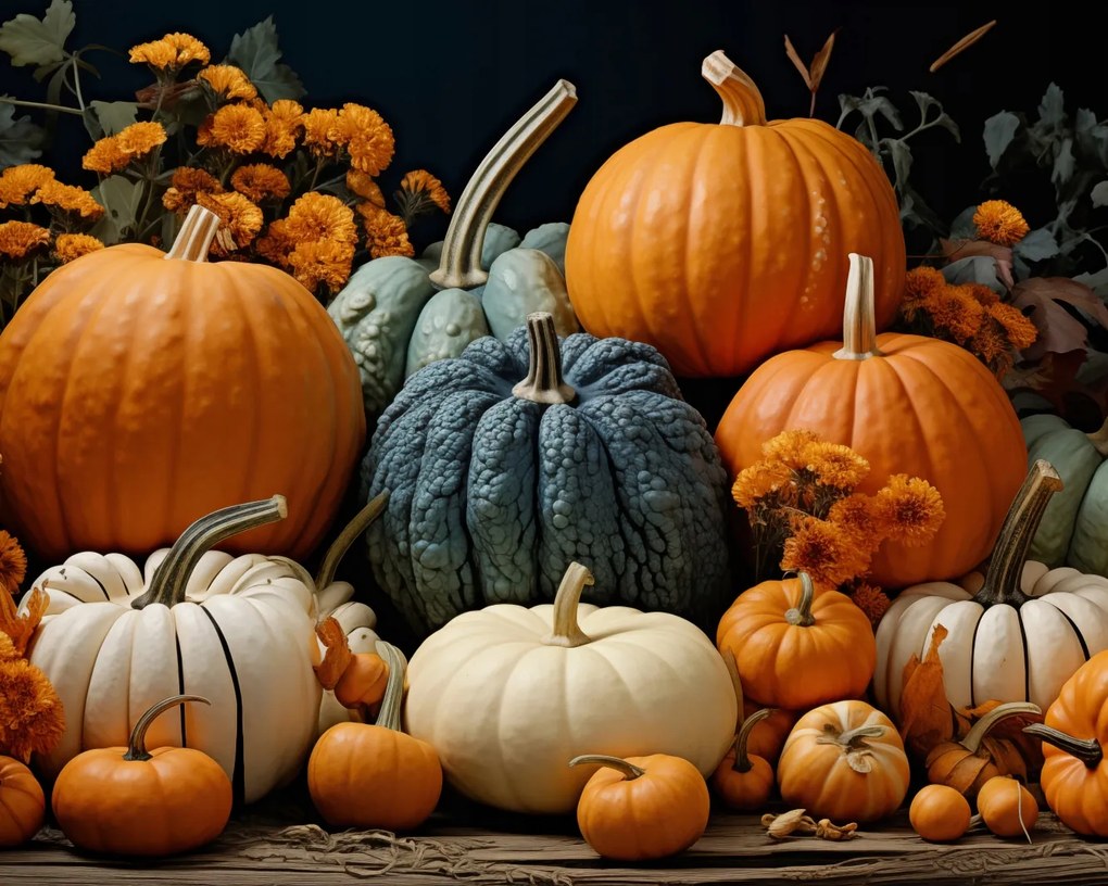 Poszter 50x40cm Őszi termések