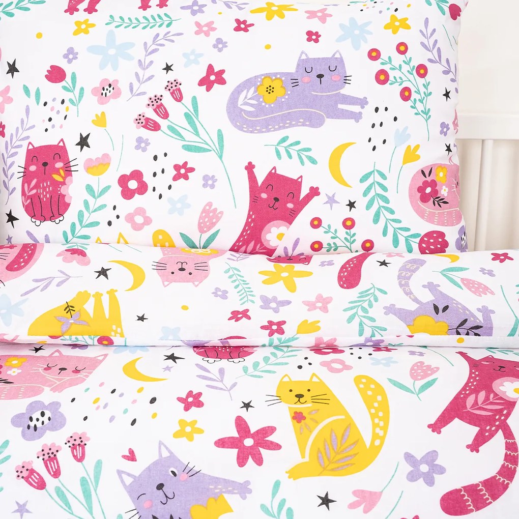 4Home Gyermek pamut ágynemű Playful Paws, 100 x135 cm, 40 x 60 cm, 100 x 135 cm, 40 x 60 cm