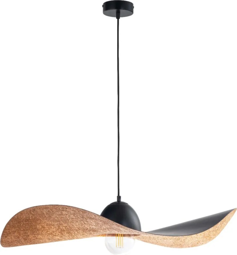 SIGMA LIGHTING 32339 KAPELLO Modern Függesztett Lámpa Fekete, Réz E27 IP20