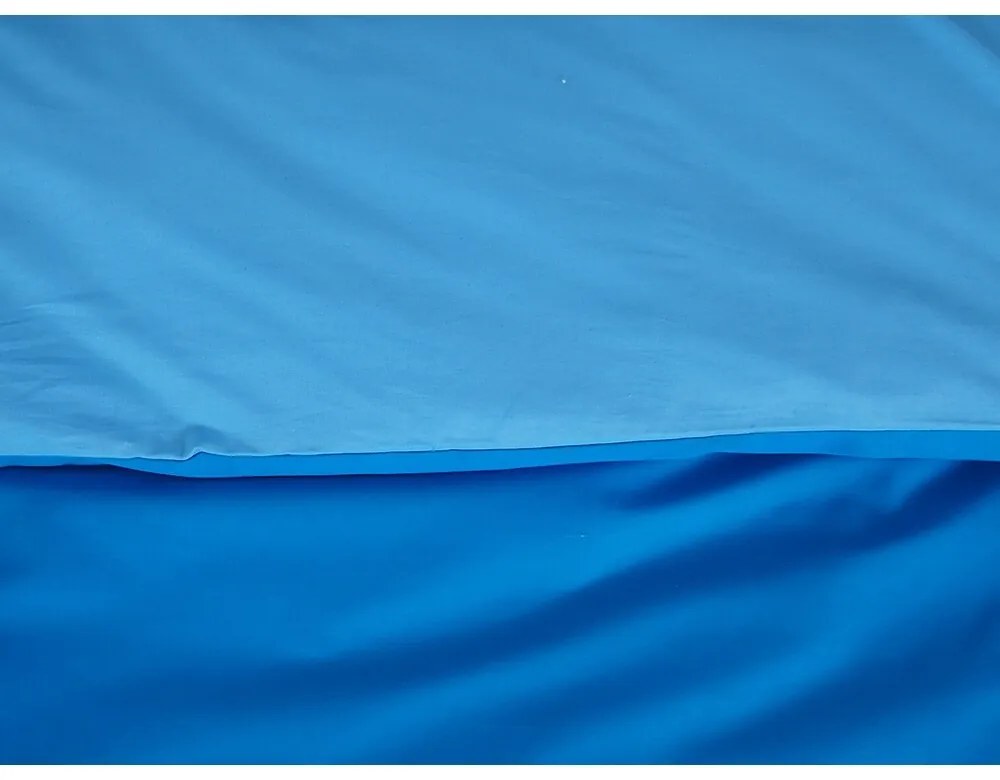 B.E.S. Petrovice Pamut ágynemű Double face kobalt/égkék