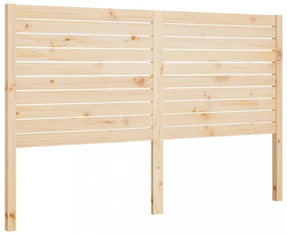 tömör fenyőfa ágyfejtámla 186x4x100 cm