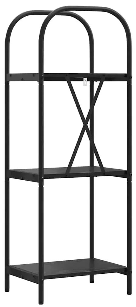 Könyvespolc Musta tammi 40 x 30 x 109 cm Faanyag