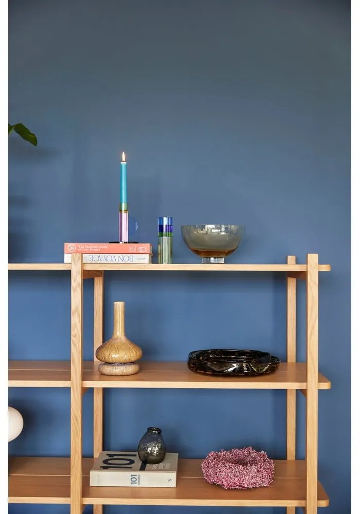 Natúr színű tölgyfa polcos állvány 150x150 cm Mason – Hübsch