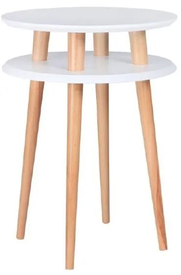 UFO fehér tárolóasztal, ⌀ 45 cm - Ragaba
