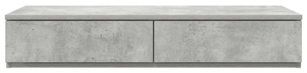 Ágyfiókok fiókkal Beton szürke 80 x 36.5 x 16.5 cm Faanyag