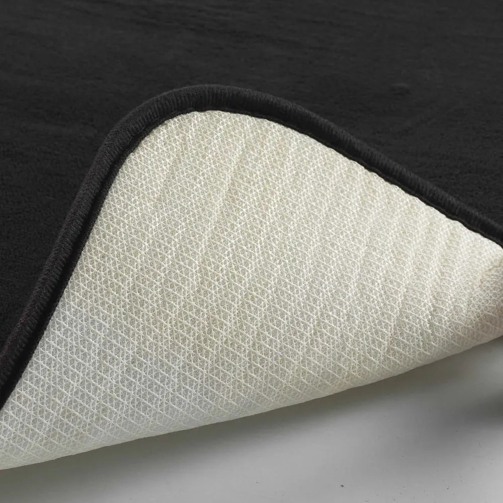 Fekete fürdőszobai kilépő WC-hez 45x45 cm Vitamine – douceur d'intérieur