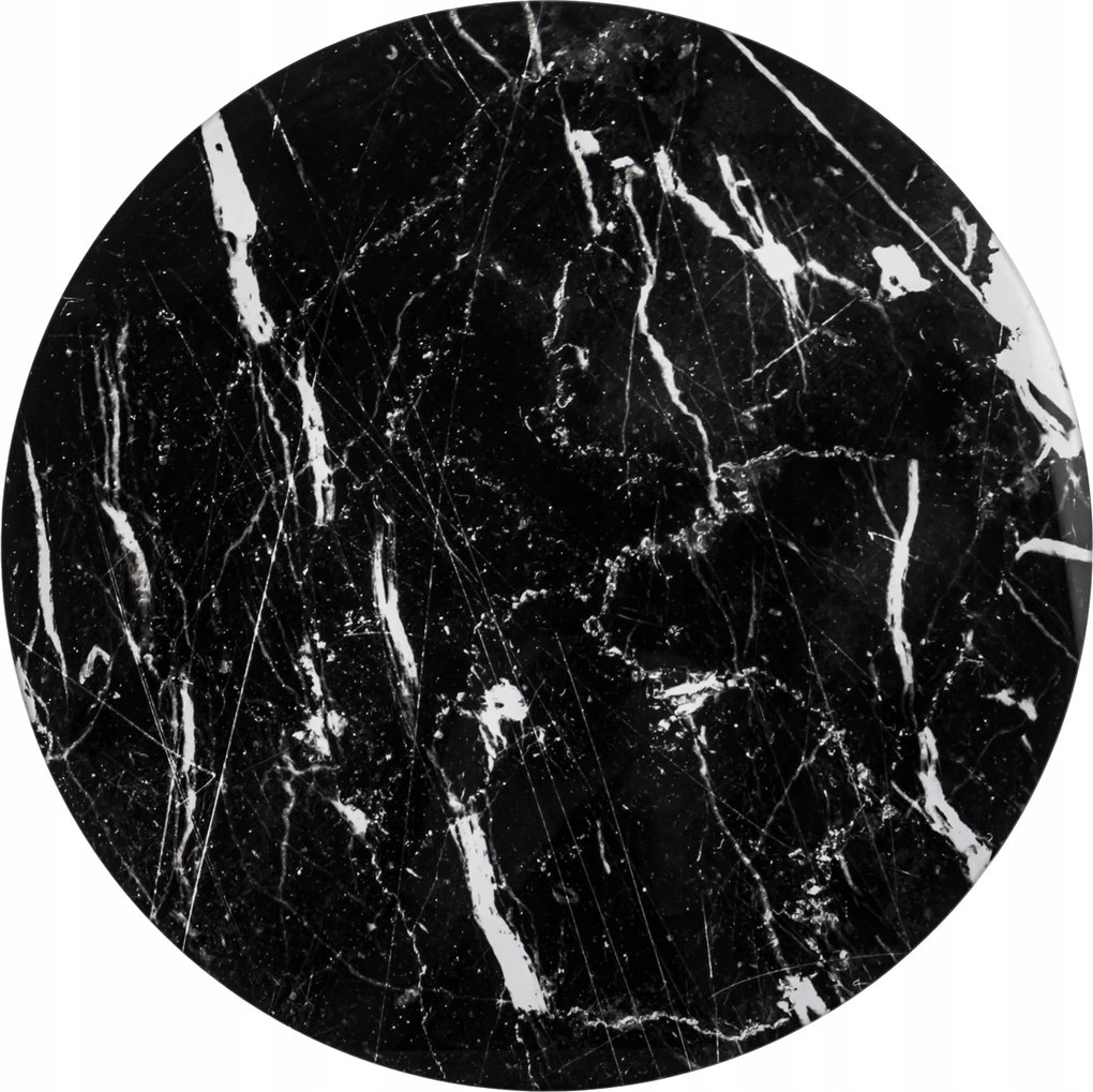 Patera tálca fekete fehér tányértartó glamour márvány