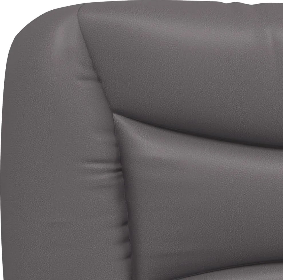 szürke műbőr fejtámla párna Hvar 180 cm