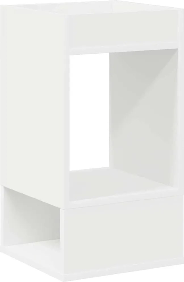 vidaXL Végasztal Fehér 30 x 30 x 56 cm Faanyag