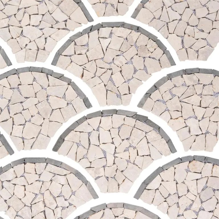 Természetes kő mozaik 0,98 m2 bézs