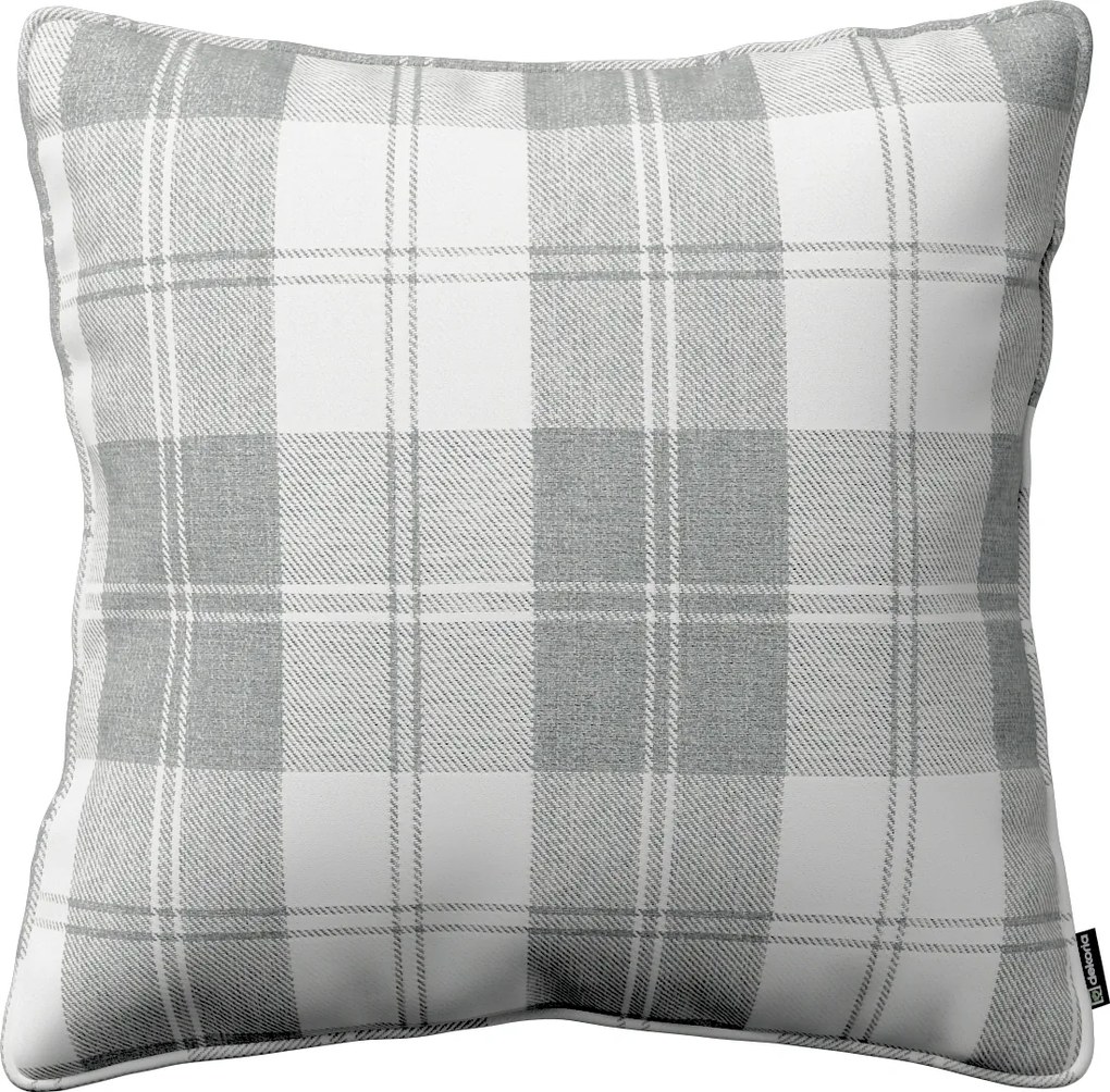 Dekoria Gabi párnahuzat kockás szürke-fehér