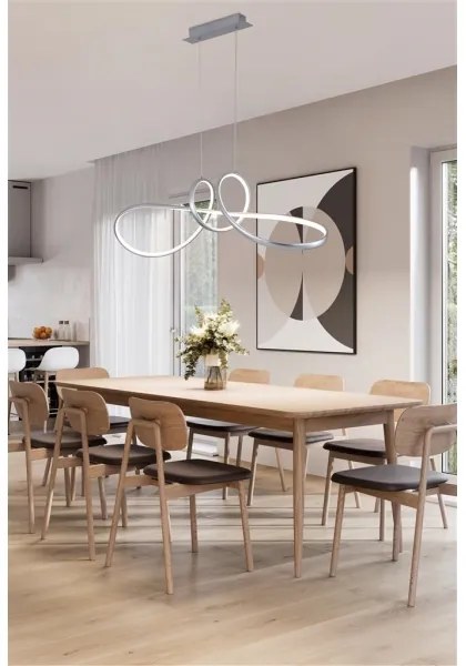 Searchlight 36524GY - LED fényerőszabályozható kábeles csillár MAISIE LED/41W/230V