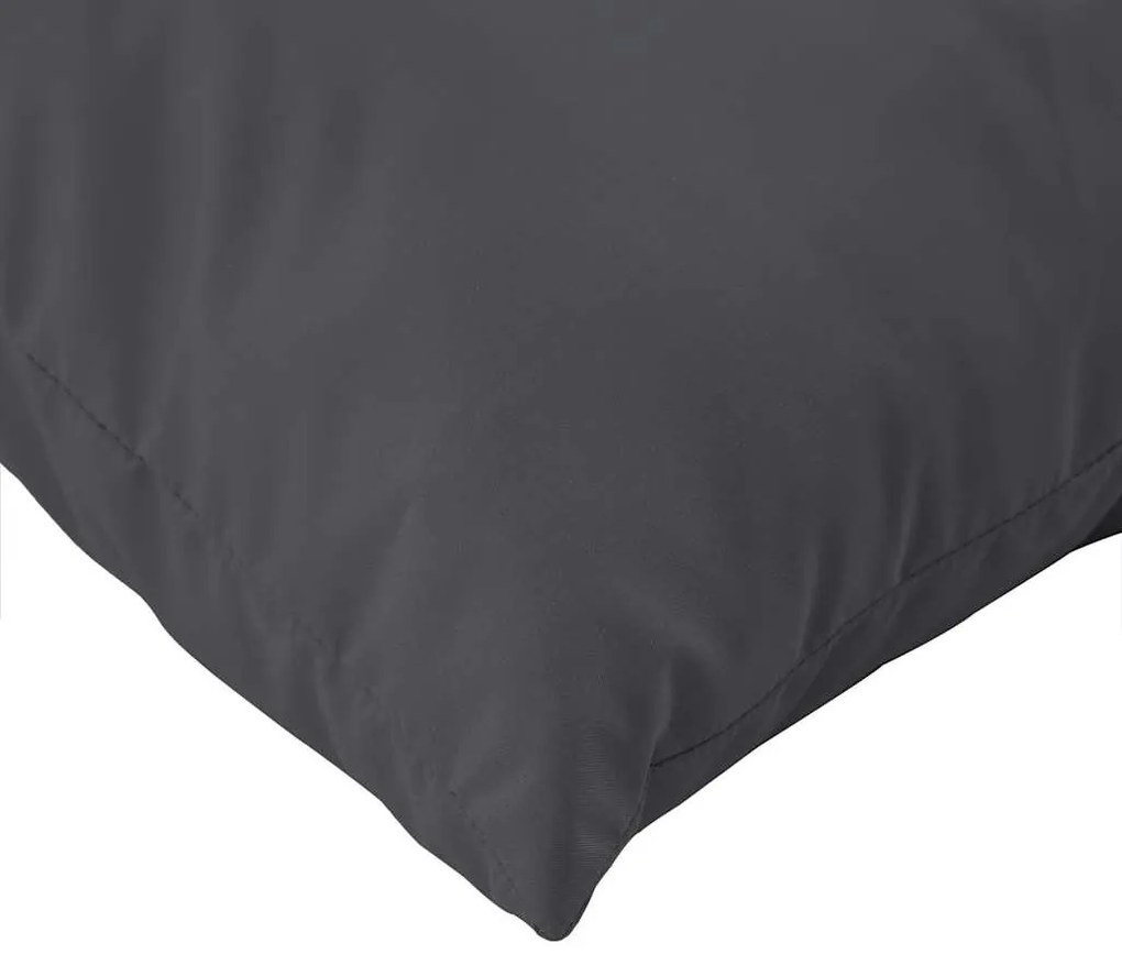 2 db melange antracitszürke szövet raklappárna