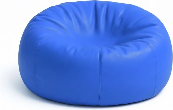 EMI kék színű műbőr babzsákfotel