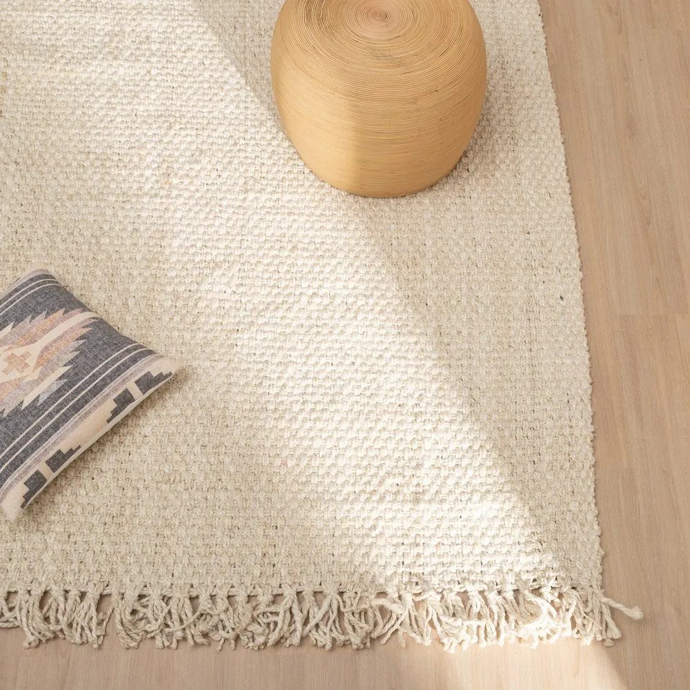Krémszínű juta szőnyeg 160x230 cm Altea – Ixia