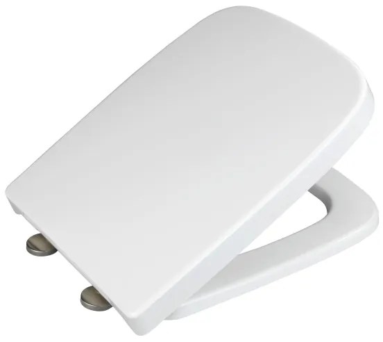 WENKO 24334100-WC-ülőke EXCLUSIVE 46,5x37 cm fehér/ezüst