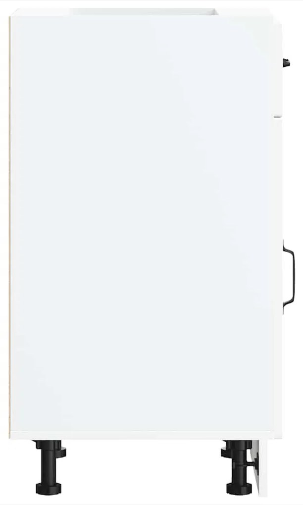 vidaXL Konyhai alsó szekrény Kalmar fehér műfa