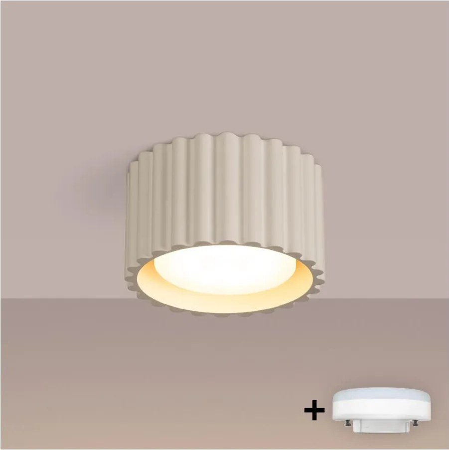 Brilagi - LED spotlámpa SFERA 1xGX53/30W/230V átm. 10 cm krémszínű