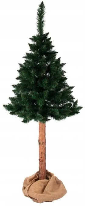 Gyönyörűen sűrű karácsonyi fenyőfa törzsön 150 cm
