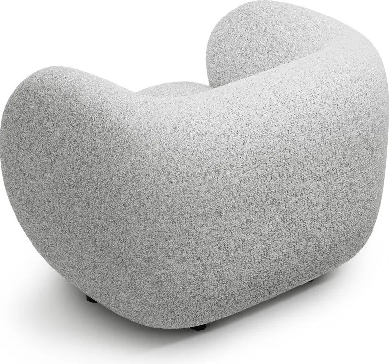 Világosszürke fotel Kate – Micadoni