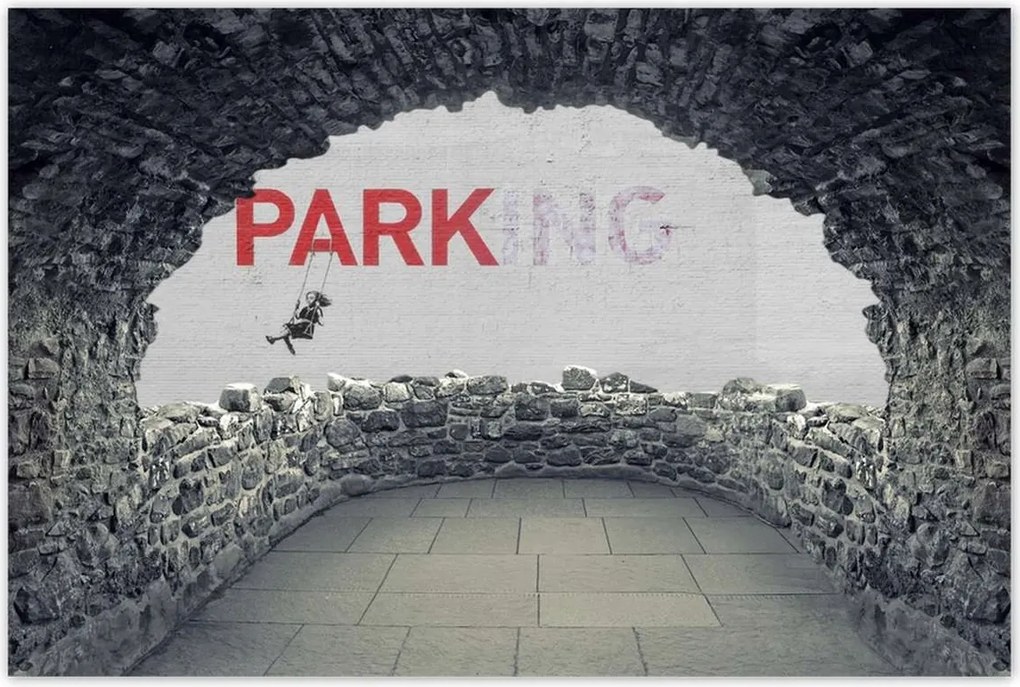 Poszterek 120x80 Banksy Parkoló