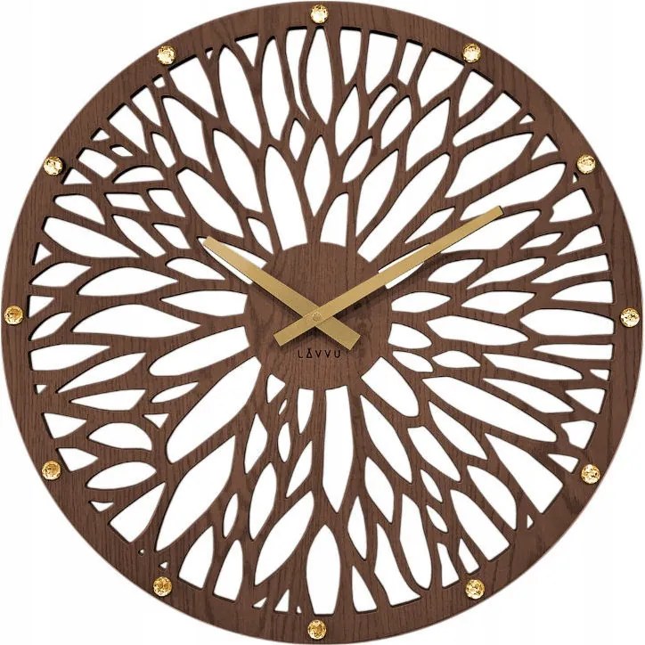 Látványos Falióra Kristályokkal LCT11 49 cm