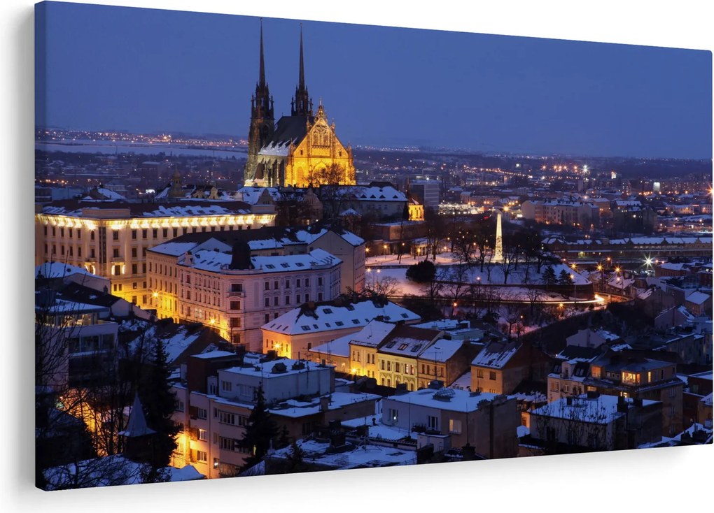 Kép - Cathedral of St. Péter és Pál, Brno, Csehország (90x60 cm)