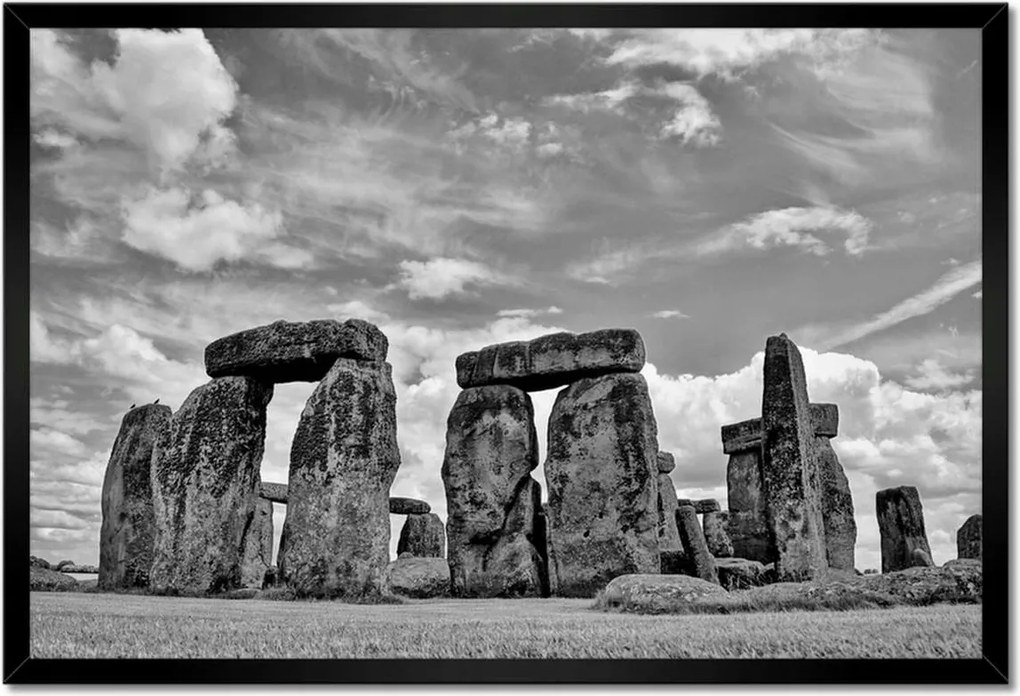 Poszterek keretben 60x40 Stonehenge Kilátás