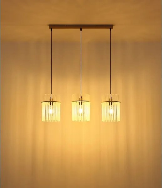 Globo 15698-3HB - GORLEY csillár kábelen 3xE27/60W/230V