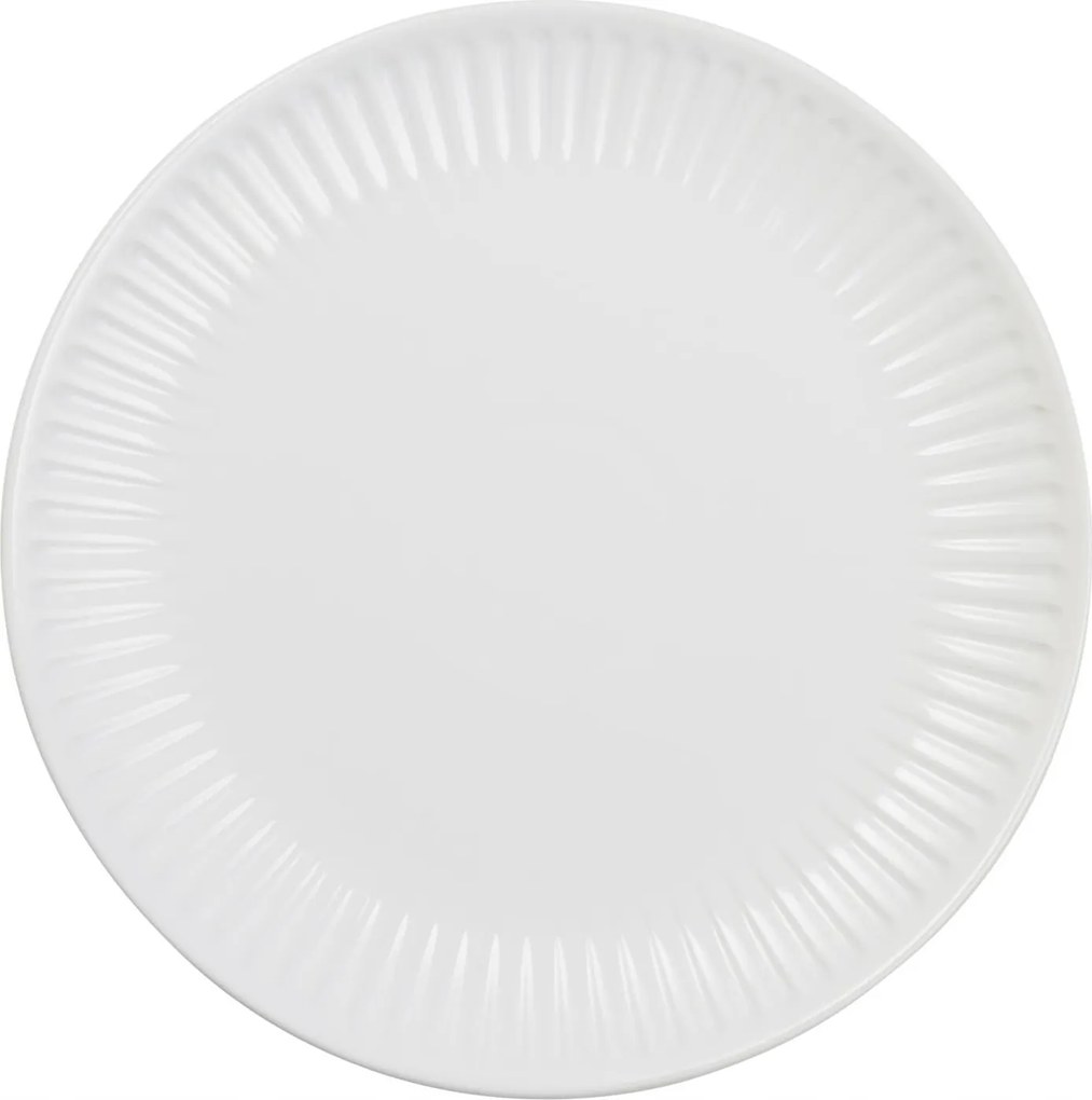 Ebédlő tányér Mynte Pure White Ib Laursen, 28 cm