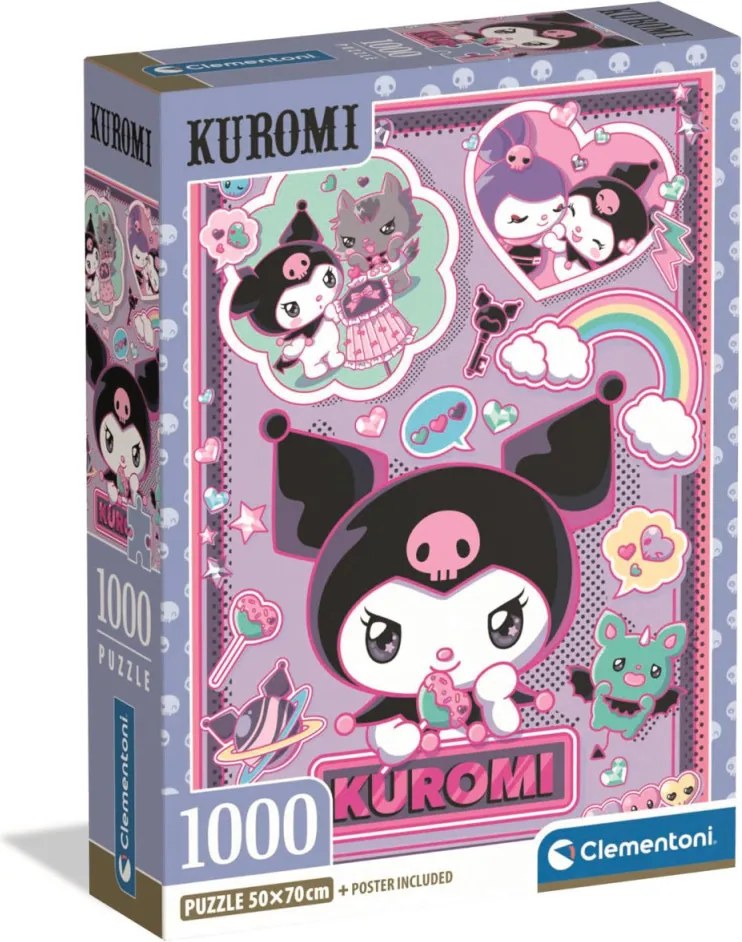 Hello Kitty Rebel Kawaii 1000 db-os Compact puzzle Clementoni